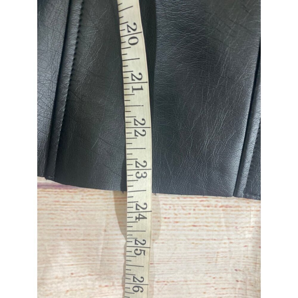 Torrid Women's Black Faux Leather Full Zip Jacket - 0 (Medium) - Picture 6 of 13